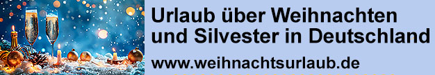 Urlaub ber Weihnachten und Silvester in Deutschland, Weihnachtsurlaub.de